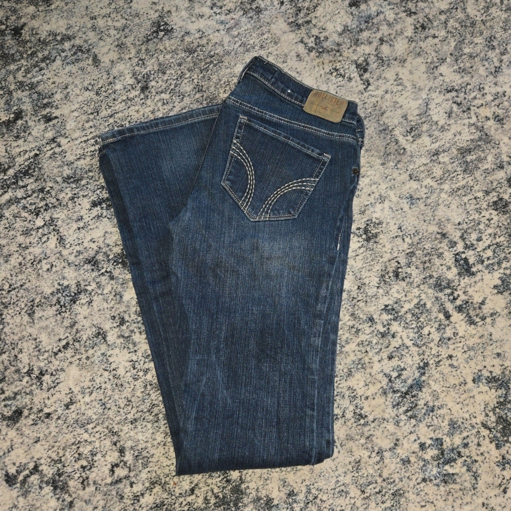 Hollister Blue Boot Cut Jeans Classic Fit